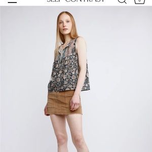 Self Contrast Lucy Sleeveless Top